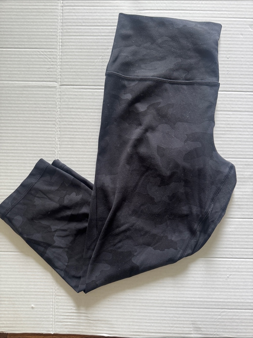 lululemon athletica Black Tonal Camo Leggings